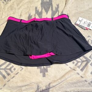 NWT Free Country Black and Pink Swim Bikini size L